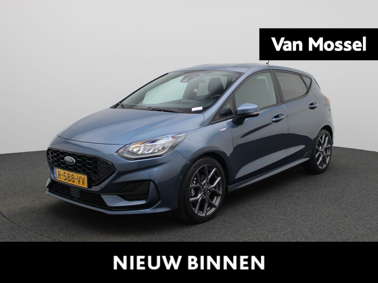 Ford Fiesta - 1.0 EcoBoost Hybrid ST-Line X | ACHTERUITRIJCAMERA | NAVIGATIE | PARKEERSENSOREN | CLIMATE - AutoWereld.nl