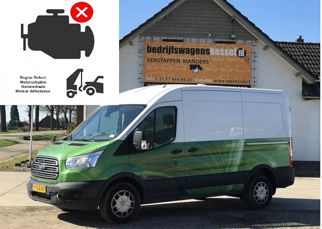 Ford Transit - 2.0 TDCI 96 kW Euro 6 L2H2 Motorschade AC - AutoWereld.nl