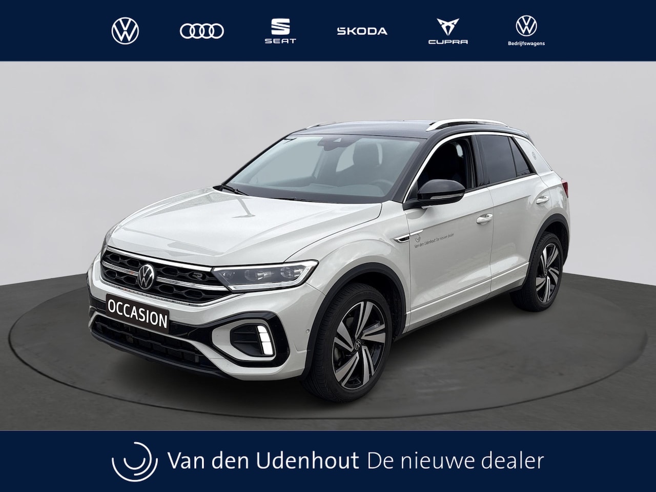 Volkswagen T-Roc - 1.5 TSI DSG R-Line | IQ.Light | Camera | Keyless | 18" | Ascot Grey - AutoWereld.nl