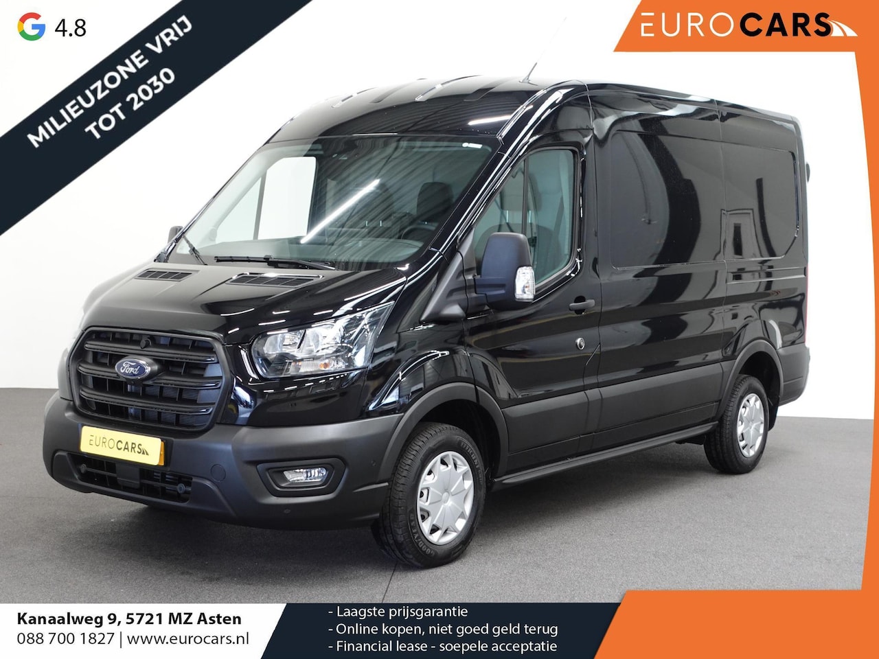 Ford Transit - 130pk L2H2 Automaat Navigatie Trekhaak 360° Camera Airco Cruise DAB+ - AutoWereld.nl