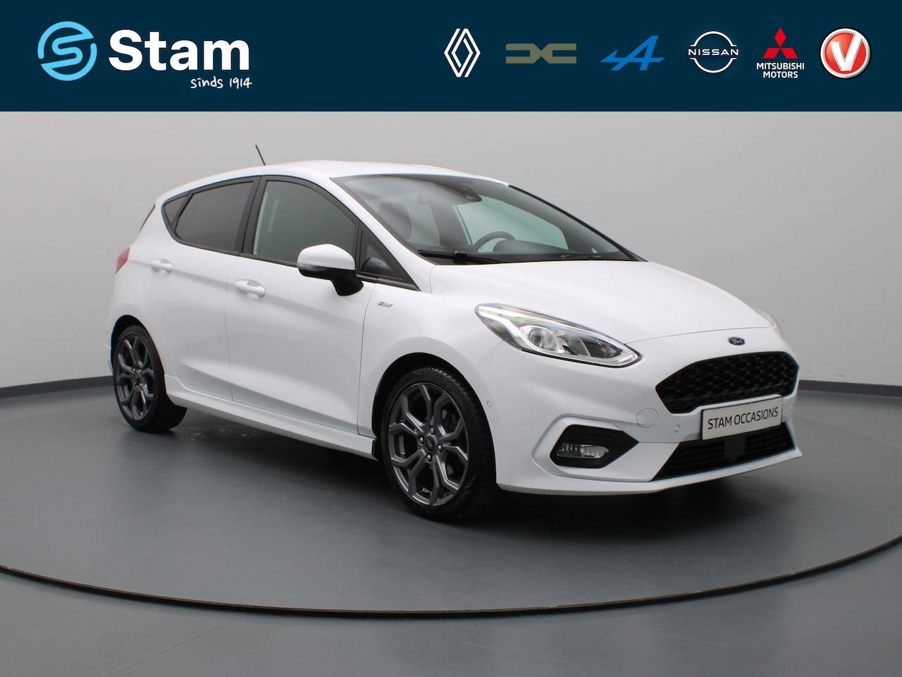 Ford Fiesta - 1.0 EcoBoost ST-Line Camera | Cruise | Navi | Parkeersens. v+a | Trekhaak - AutoWereld.nl
