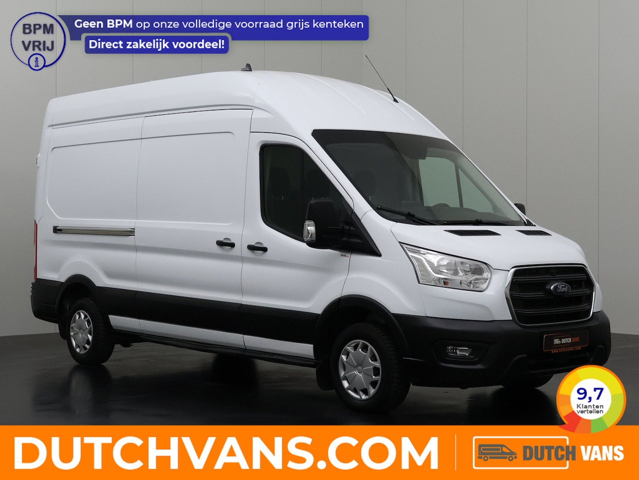 Ford Transit - 2.0TDCi 130PK L3H3 | Multimedia | Euro 6 | Airco | Cruise | 3-Zits - AutoWereld.nl
