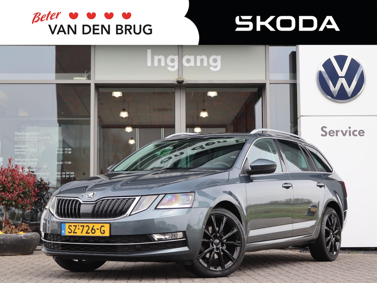 Skoda Octavia Combi - 1.0 TSI 116 pk DSG Greentech Style Business | Stoelverwarming | Navigatie  | Canton Audio - AutoWereld.nl