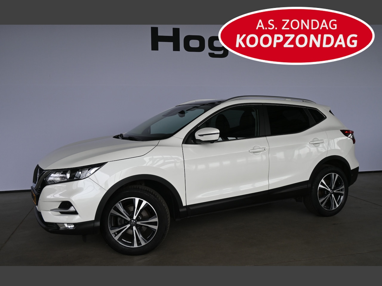 Nissan Qashqai - 1.2 N-Connecta Clima Navigatie Panoramadak Dealer Onderhouden! Inruil Mogelijk! - AutoWereld.nl