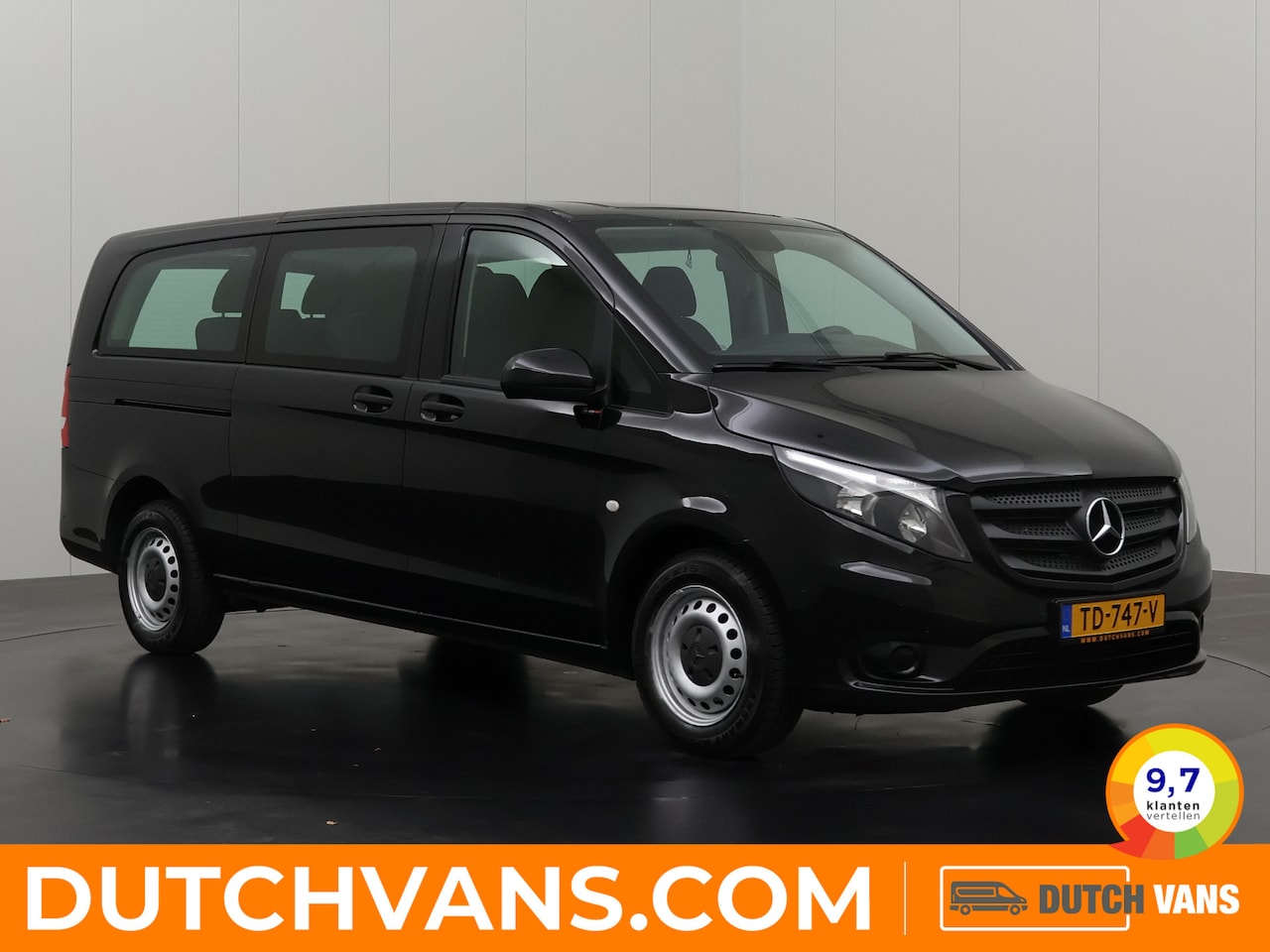 Mercedes-Benz Vito - Automaat Extra Lang 9-Persoons | Kombi | Personenbus | Airco | Cruise | 3-3-3 Stoelopstell - AutoWereld.nl