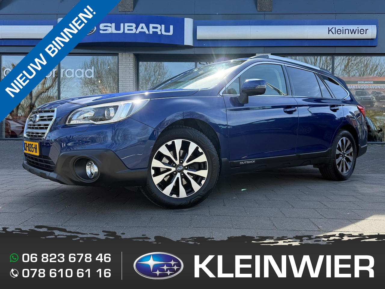 Subaru Outback - 2.5 PREMIUM EYESIGHT | Leder | Navi |Schuif/kant. Dak | Trekh. | All Season - AutoWereld.nl