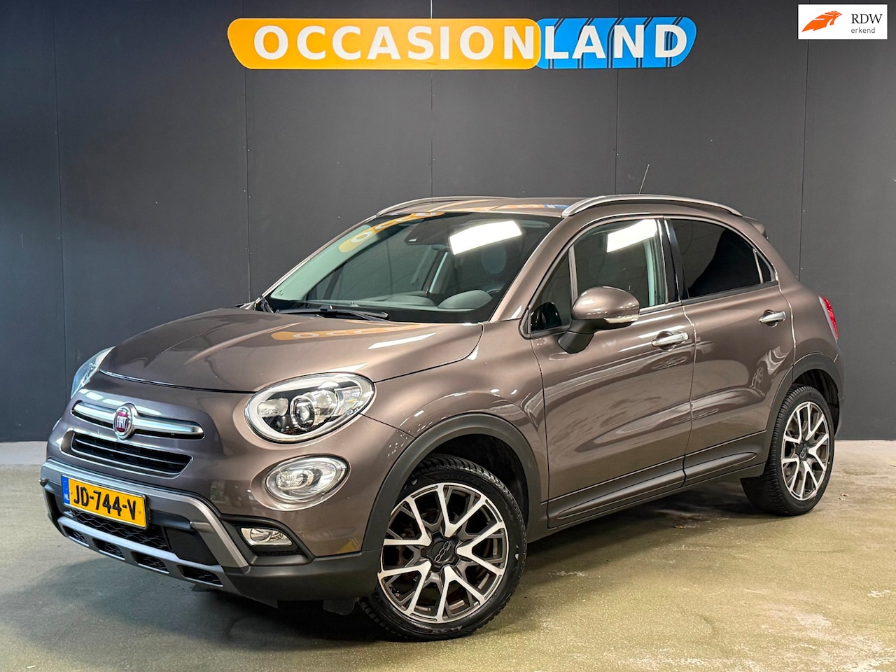 Fiat 500 X - 1.4 Turbo MultiAir Lounge|AUTOMAAT|CAMERA|DODEHOEK|KEYLESS|CRUISE|STUURV|STOELV|BLUETOOTH| - AutoWereld.nl