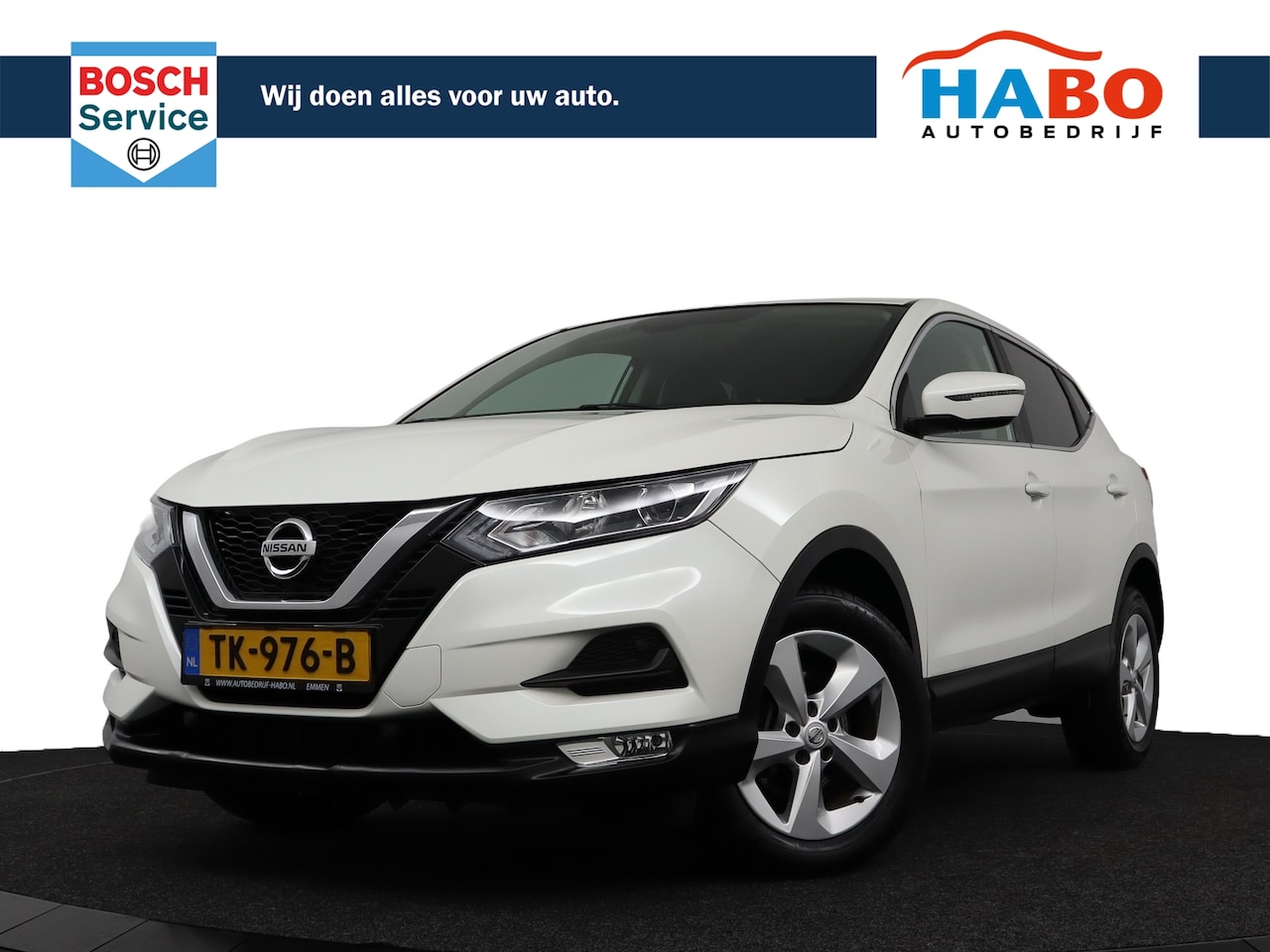 Nissan Qashqai - 1.2 DIG-T ACCENTA CVT AUTOMAAT ECC/CRUISE/NAV/PARK.SENS/LMV/80.000KM - AutoWereld.nl