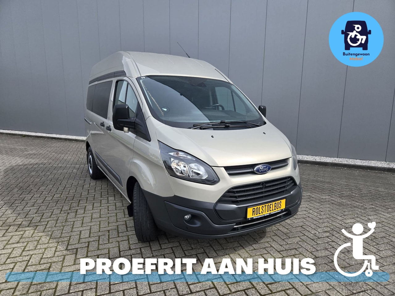 Ford Transit Custom - Rolstoelbus | Automaat (Airco) 2018 - AutoWereld.nl