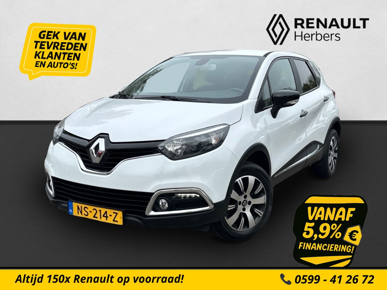 Renault Captur - 0.9 TCe Expression ECC / PDC ACHTER / TREKHAAK / CRUISE - AutoWereld.nl