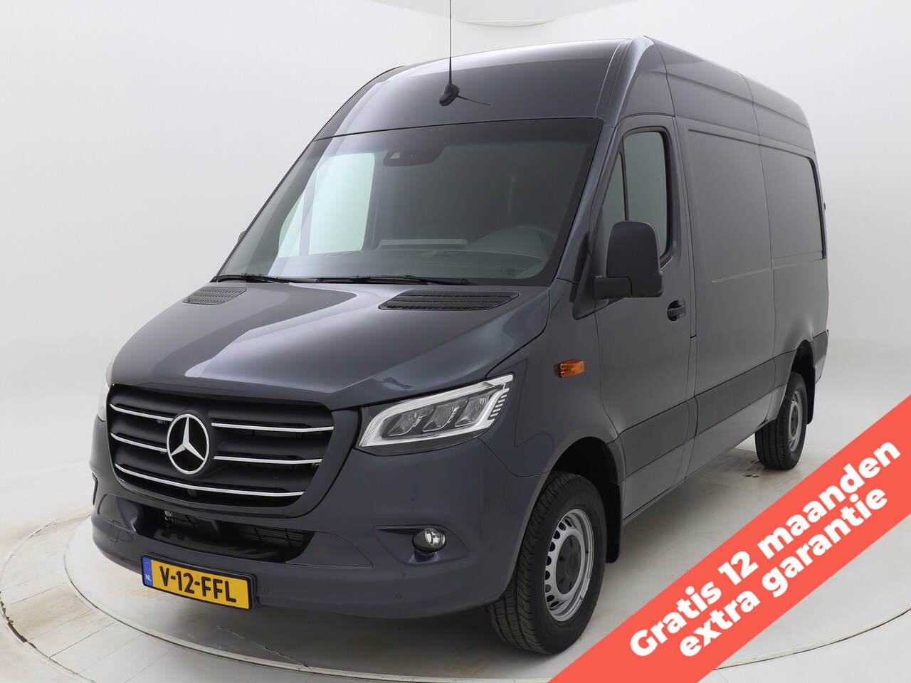 Mercedes-Benz Sprinter - 319 1.9 CDI 366 L2H2 9G-Automaat Gratis 12 Maanden Extra Garantie Nieuw BPM Vrij LED Navig - AutoWereld.nl