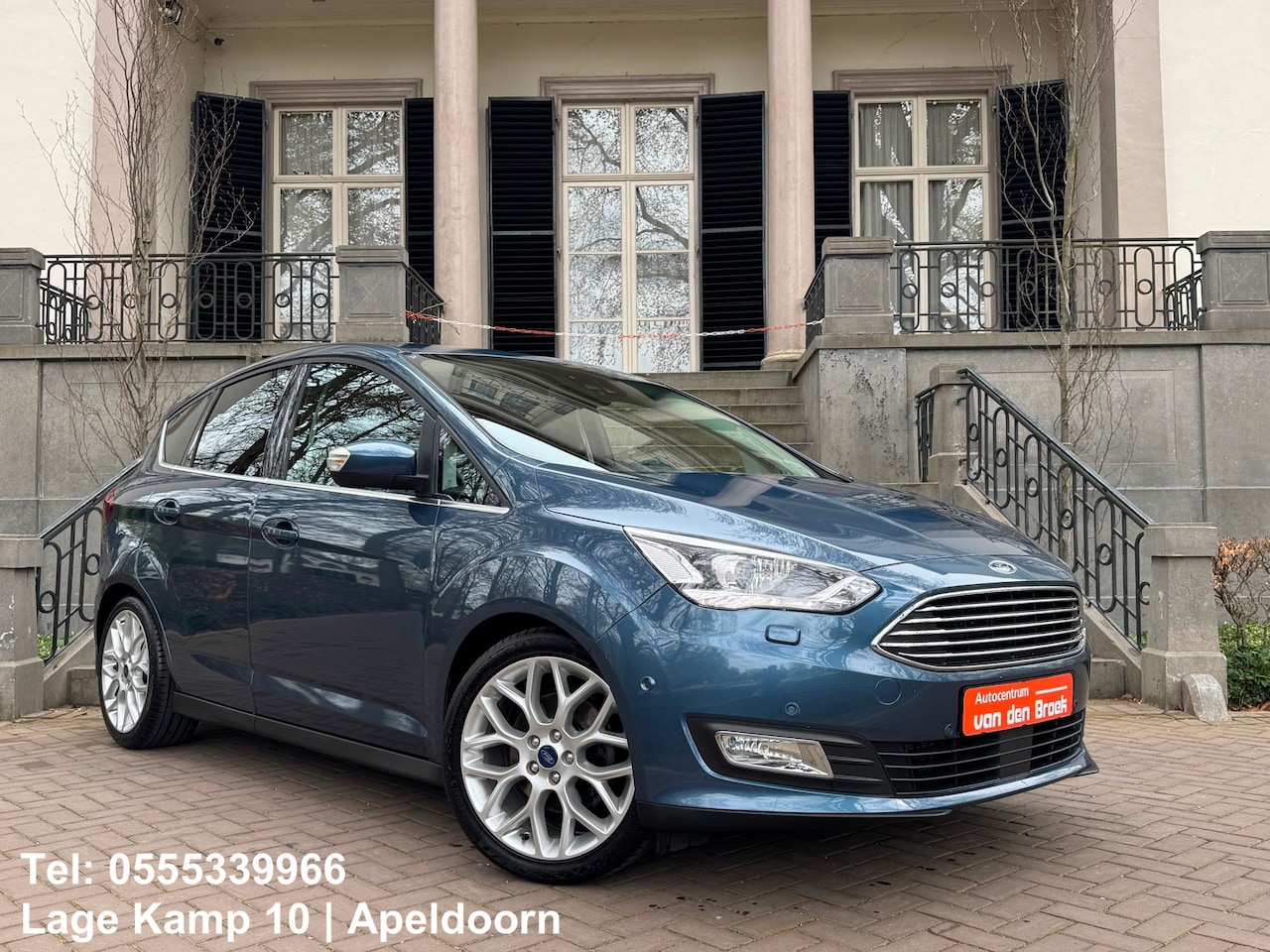 Ford C-Max - 1.5 Titanium Automaat Navi Xenon Leder Climate Cruise Ctr Pdc Stoel+Stuurverwarming Lmv - AutoWereld.nl