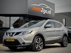 Nissan Qashqai - 1.2 AUT TEKNA PANODAK LEDER NAVI CAMERA AIRCO LED 19 INCH-LMV PDC