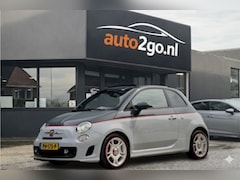 Fiat 500 C - 1.4-16V ABARTH CABRIO TWO-TONE VOL-LEDER NAVI AIRCO LED LMV PDC