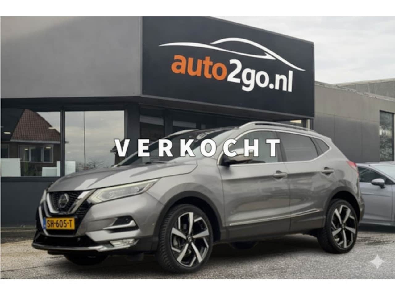 Nissan Qashqai - 1.2 AUT TEKNA+ PANODAK DESIGNO-LEDER NAVI CAMERA LED LMV PDC - AutoWereld.nl