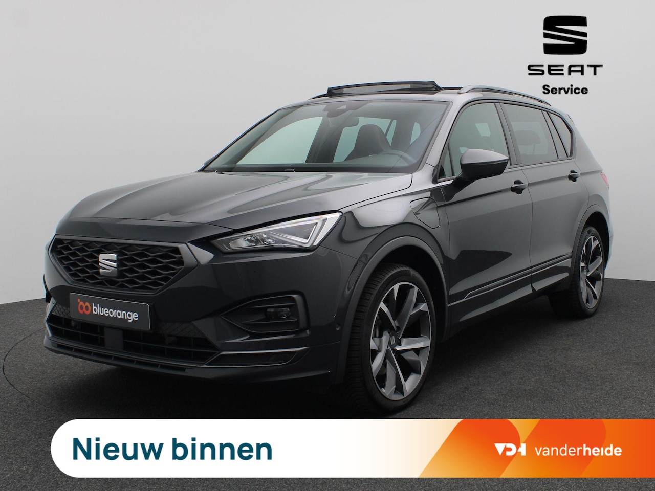 SEAT Tarraco - 1.4 TSI e-Hybrid PHEV FR Business 245PK DSG Pano-Schuifdak, Trekhaak, 20" LM Velgen, Achte - AutoWereld.nl