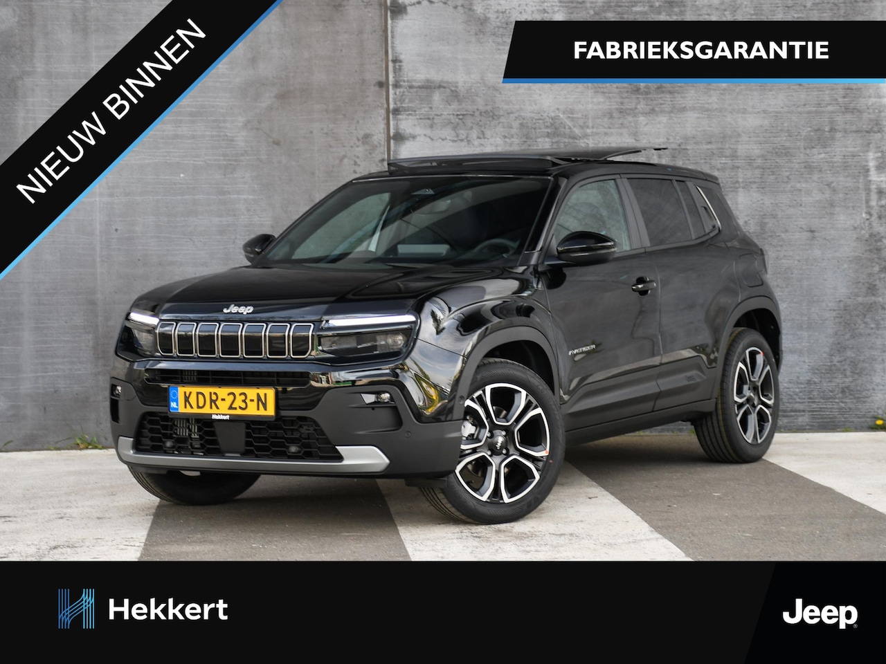 Jeep Avenger - Summit 1.2 e-Hybrid 110pk Automaat SCHUIF-DAK | JBL | 18''LM | DODE HOEK | ADAPT. CC | PDC - AutoWereld.nl