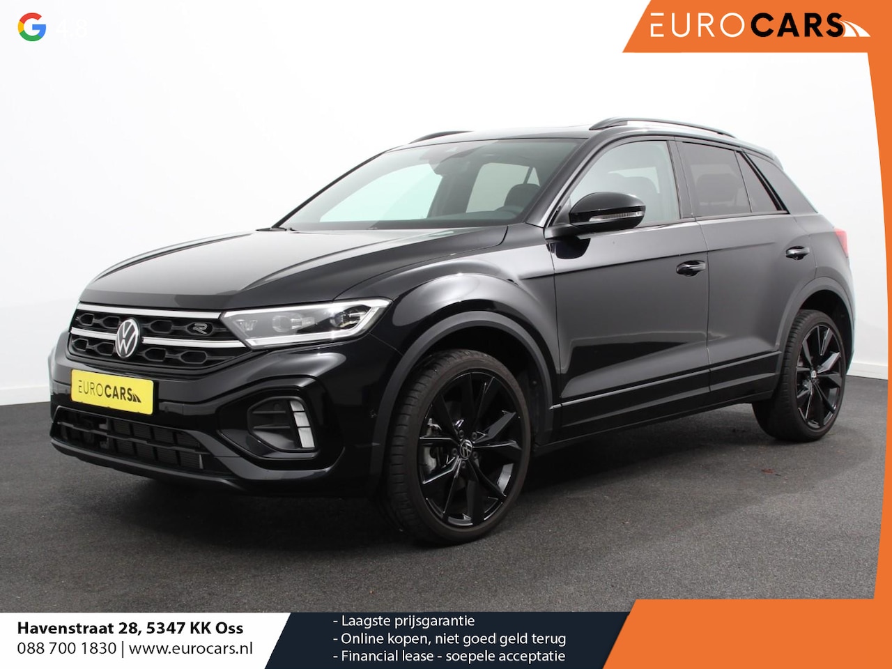 Volkswagen T-Roc - 1.5 TSI DSG R-Line + Design pakket Black Automaat Panorama dak Navigatie Apple Carplay/And - AutoWereld.nl