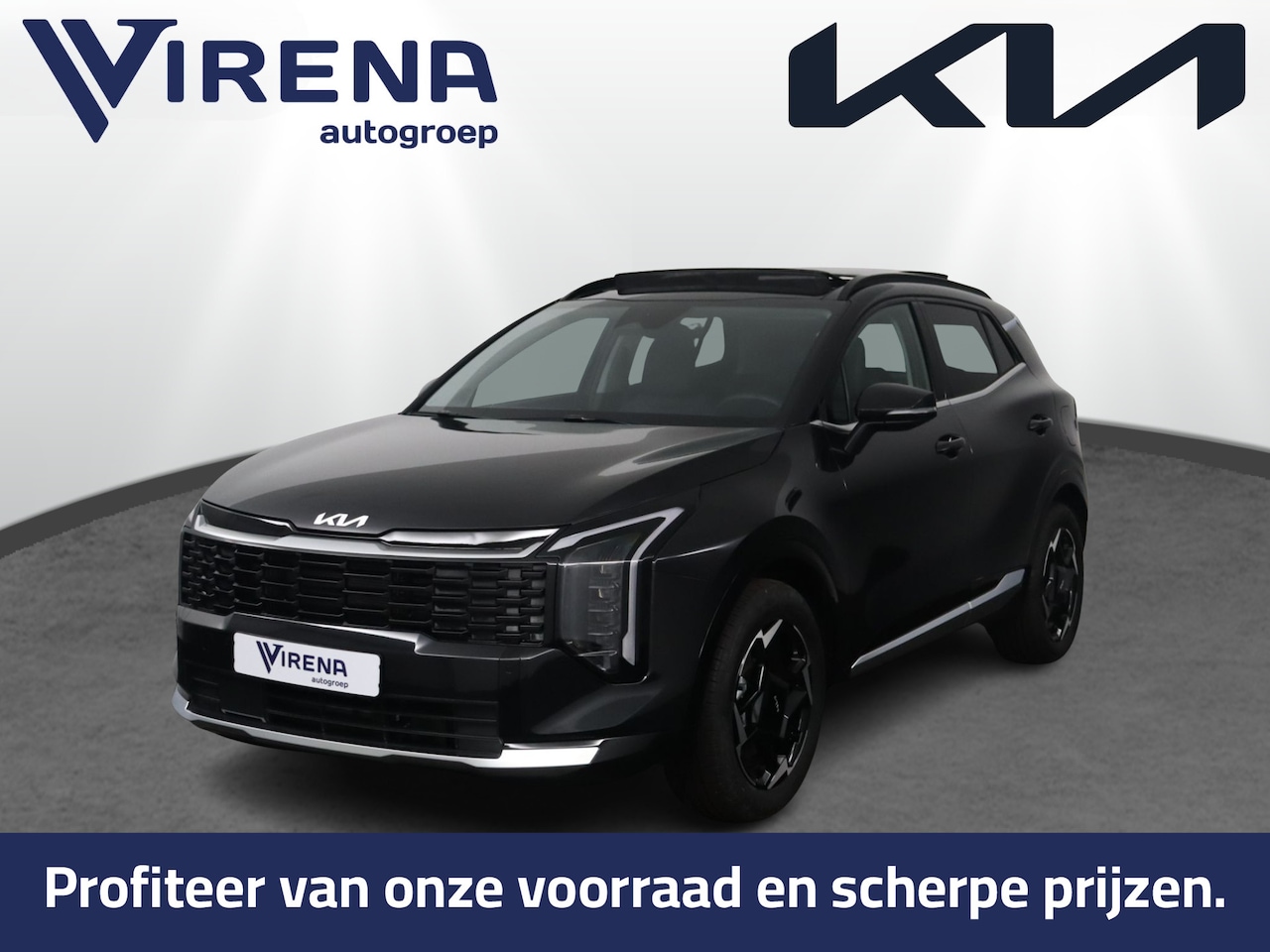 Kia Sportage - 1.6 T-GDi Hybrid DynamicPlusLine Stoel/Stuurverwarming - Schuif/kantel dak - Adaptieve Cru - AutoWereld.nl