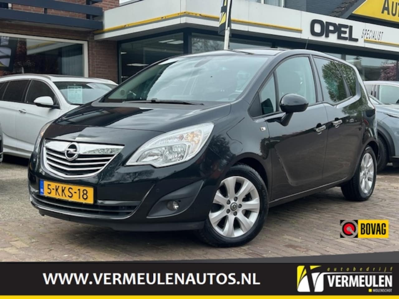 Opel Meriva - 1.4 Turbo 140PK Cosmo Automaat + 16"/ Navi/ Clima/ Cruise/ Bluetooth/ NL auto - AutoWereld.nl