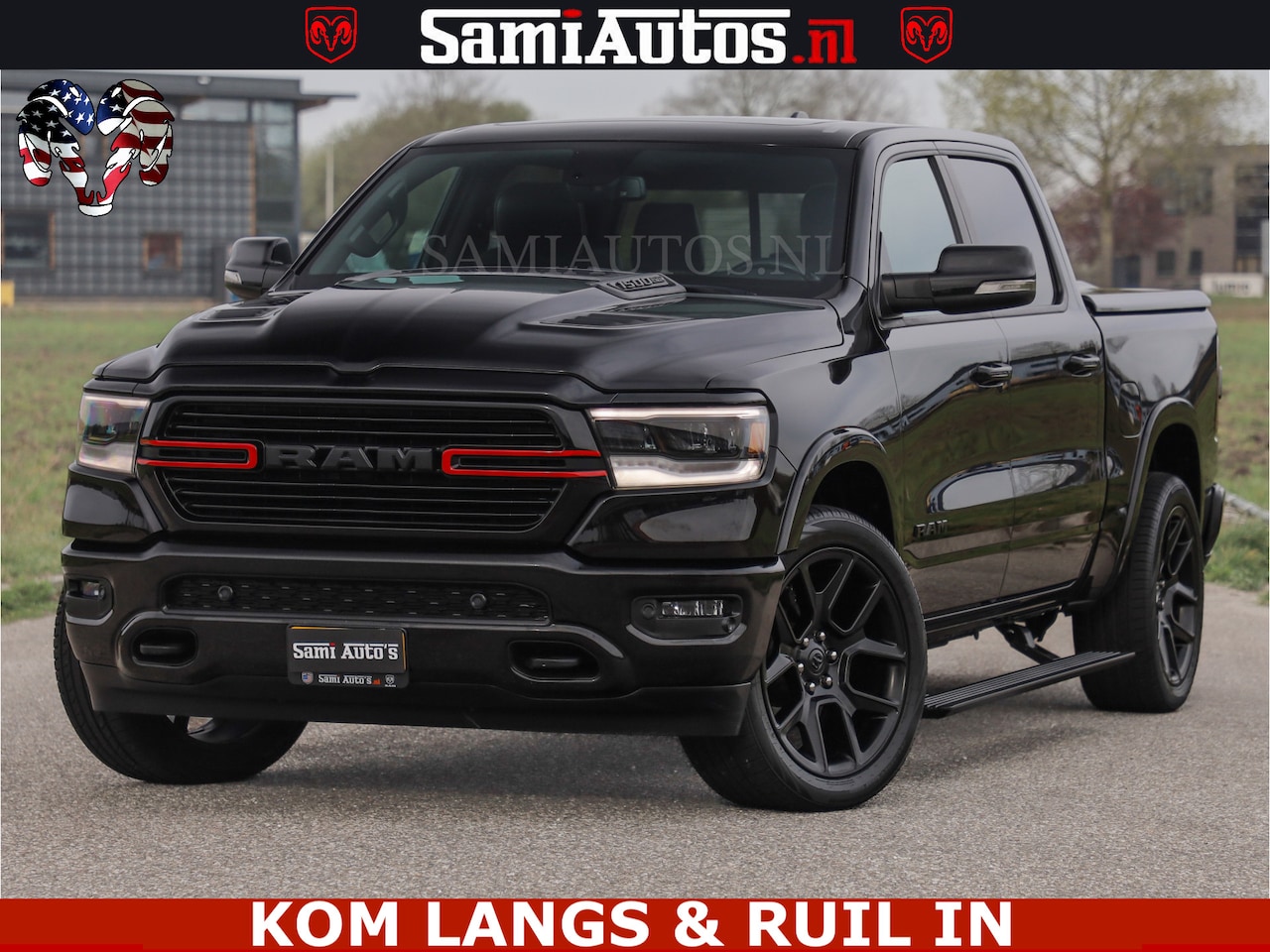 Dodge Ram Pick Up - BLACK OPS | 5.7 V8 4x4 | SPORT NIGHT EDITION | PANORAMA DAK | COMFORT STOELEN | 22 INCH WI - AutoWereld.nl
