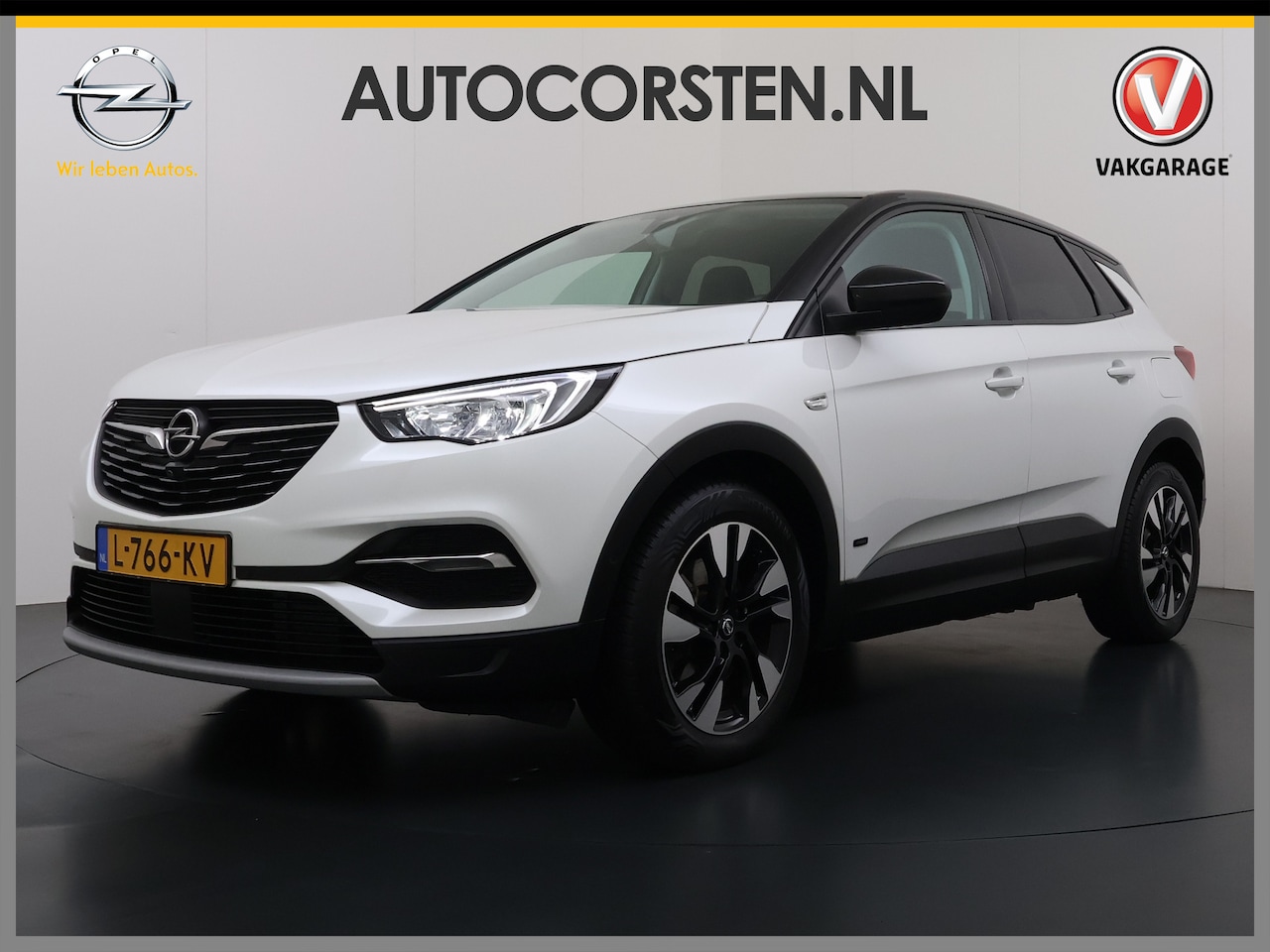 Opel Grandland X - 1.6T 225pk PHEV Hybride AUT-8. Navi 360°Camera 1/2 Leer Apple Carplay Android Two-Tone AGR - AutoWereld.nl