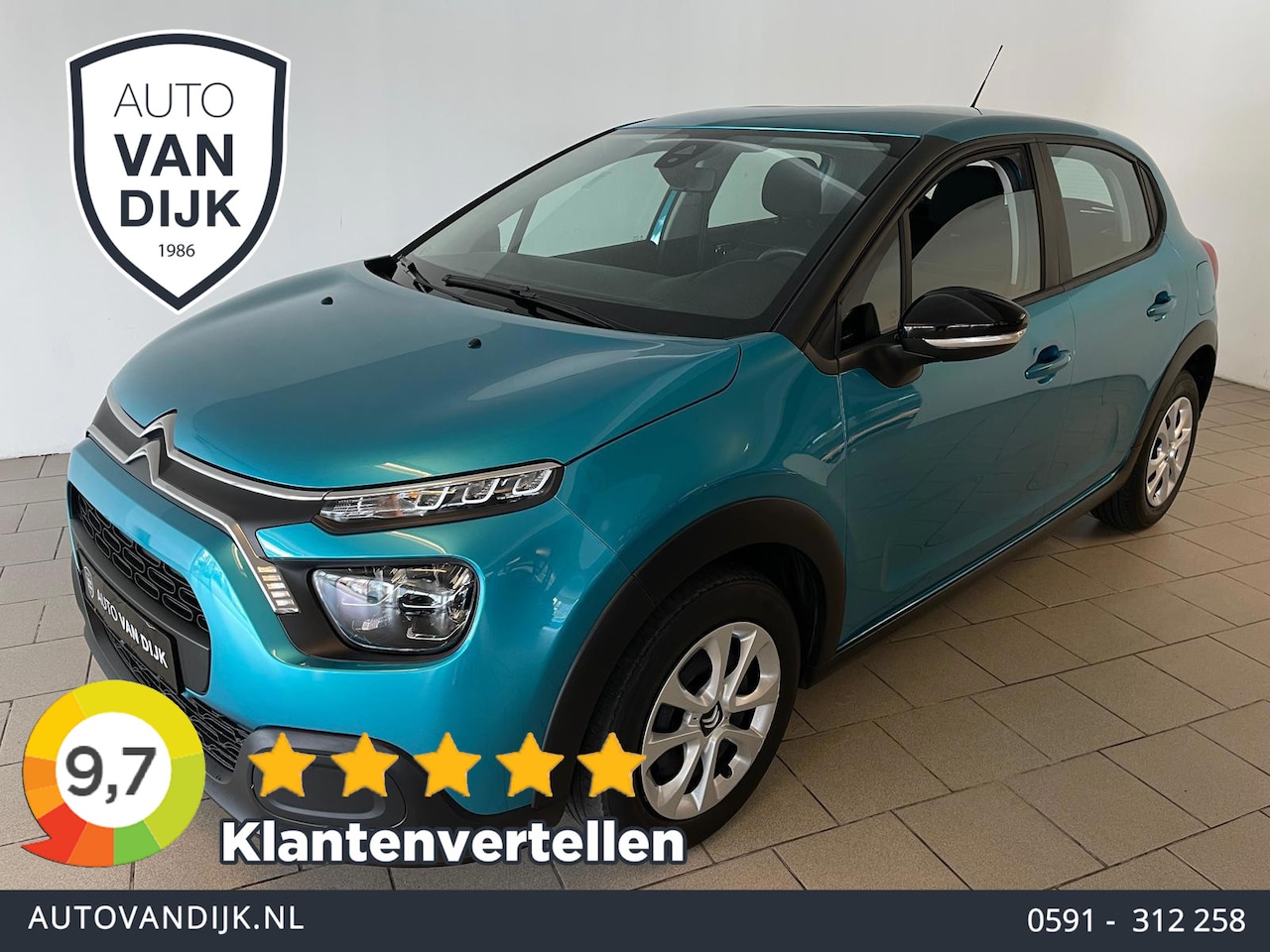 Citroën C3 - 1.2 PureTech Live AIRCO SCHERM ELELK RAMEN CENT VERG MULTI STUUR 5DRS LAGE KM STAND ZEER N - AutoWereld.nl