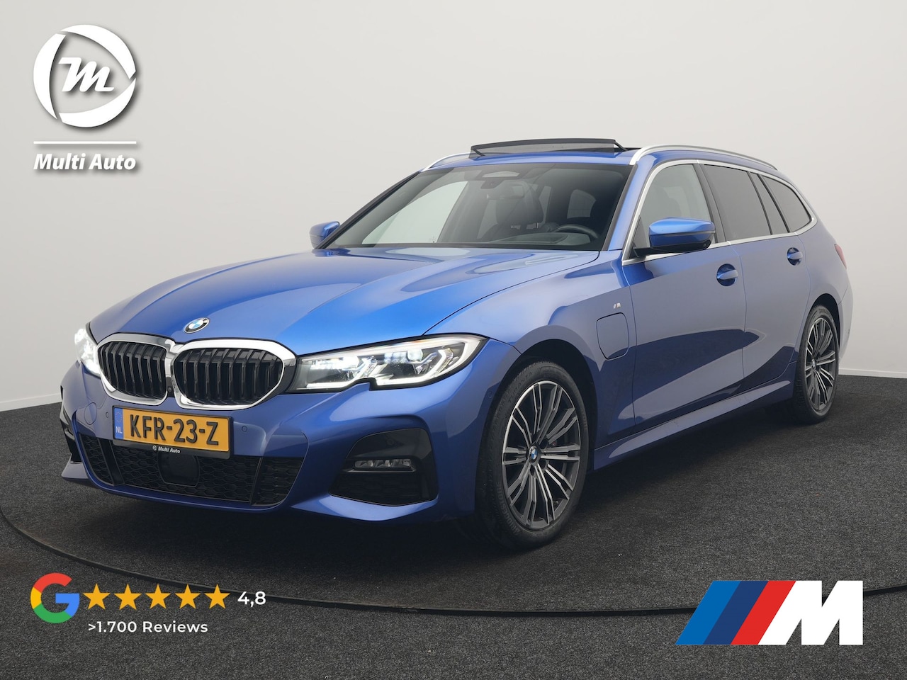 BMW 3-serie Touring - 330e M Sport PHEV 293pk Dealer O.H. | Trekhaak Af Fabriek | Panodak | Head Up | Adaptive C - AutoWereld.nl