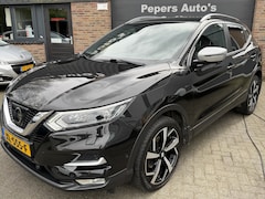 Nissan Qashqai - 1.2 Tekna + AUTOMAAT 360 Camera navi cruise Trekhaak leer Panodak