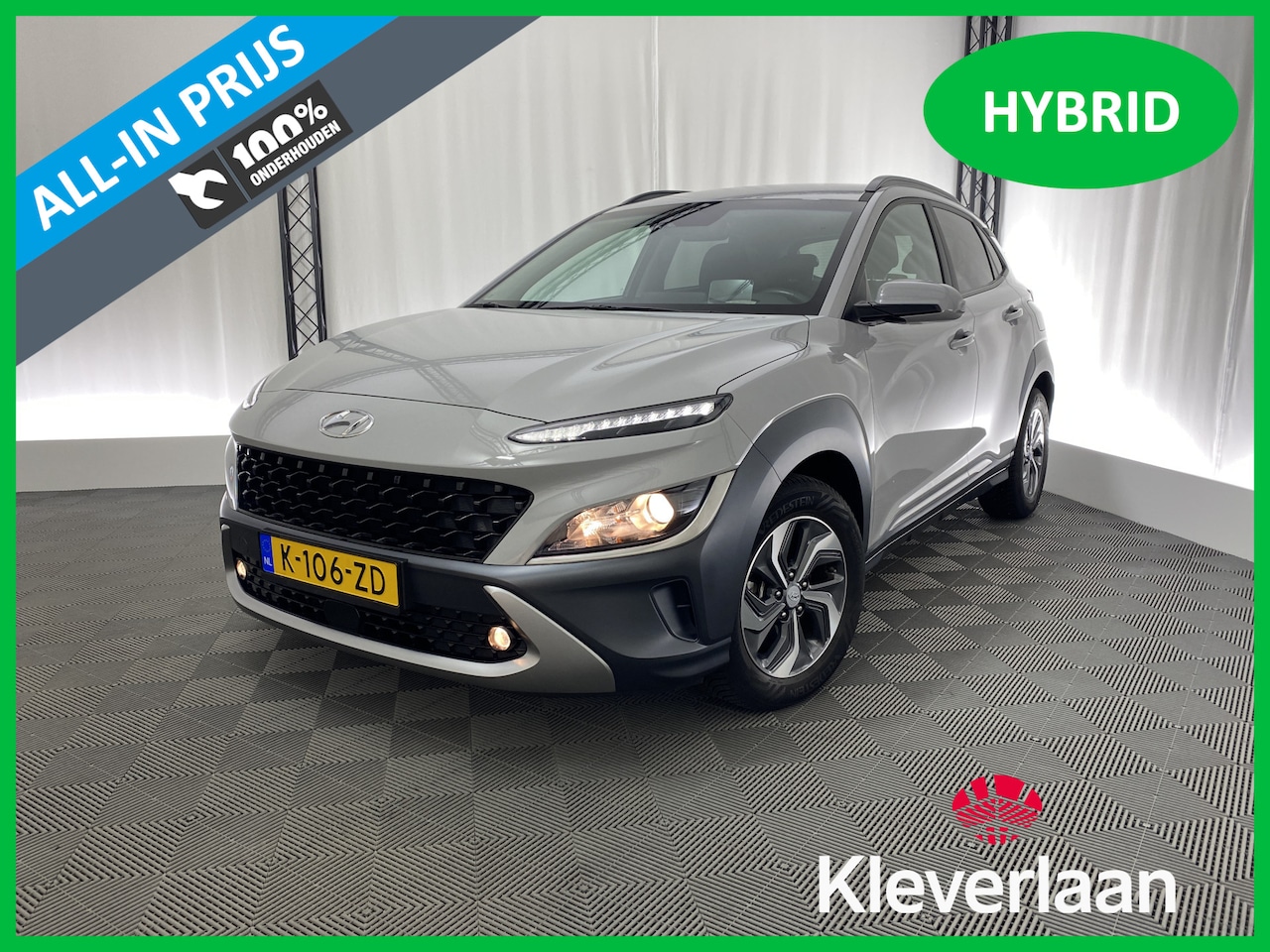 Hyundai Kona - 1.6 GDI HEV Fashion Apple carplay | Navi | Camera | Krell audio | Dodehoek | Cruise adapti - AutoWereld.nl