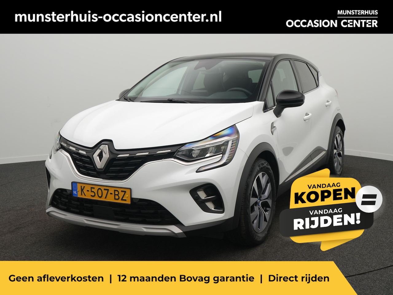 Renault Captur - 1.6 E-Tech Plug-in Hybrid 160 Intens - RIJKLAARPRIJS - NL-AUTO - UNIEKE KILOMETERSTAND - A - AutoWereld.nl