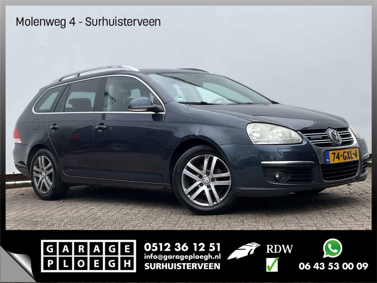 Volkswagen Golf Variant - 1.9 TDI Sportline BlueMotion Business Export?! - AutoWereld.nl