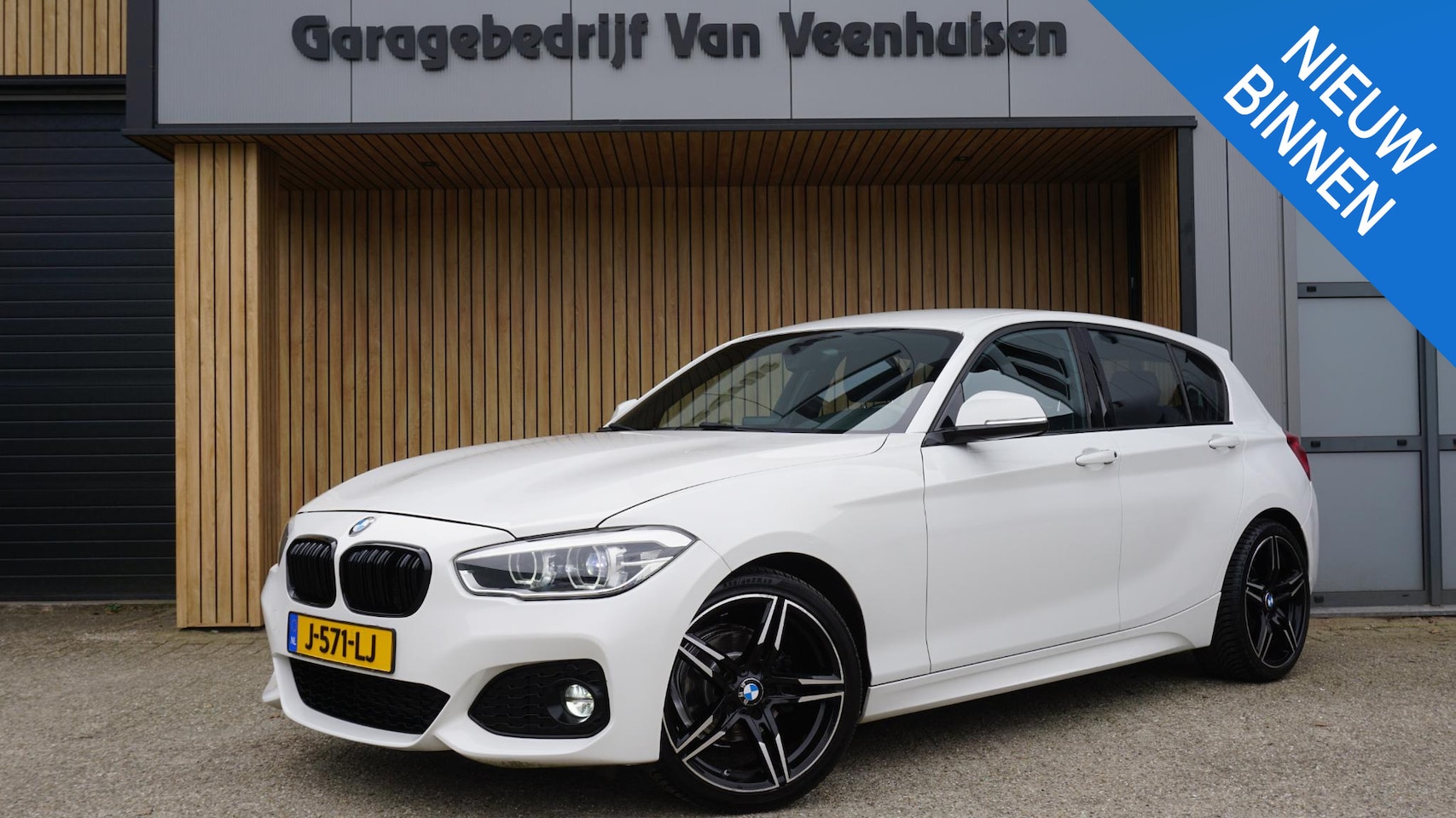 BMW 1-serie - 118i 160pk M-Sport Shadow Executive 5-drs Clima Led navi *169986km* 18 inch LM Black optik - AutoWereld.nl