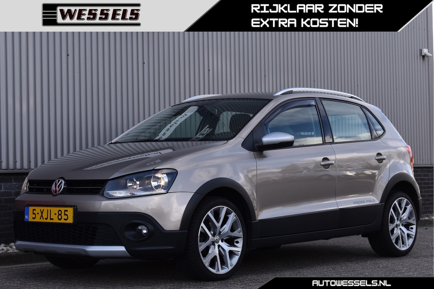 Volkswagen Polo - 1.2 TSI Cross Trekhaak, Cruise, Climatronic, Radio, Elek. ramen, NAP - AutoWereld.nl