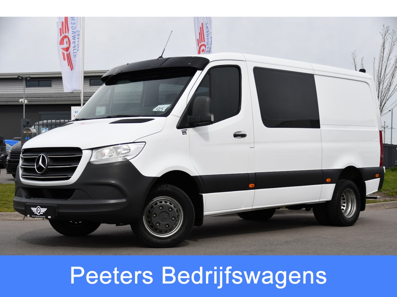 Mercedes-Benz Sprinter - 516 2.2 CDI L2H1 DC PB Edition N1! Camera, Cruise, Carplay, 3500kg Trekhaak, Stoelverwarmi - AutoWereld.nl