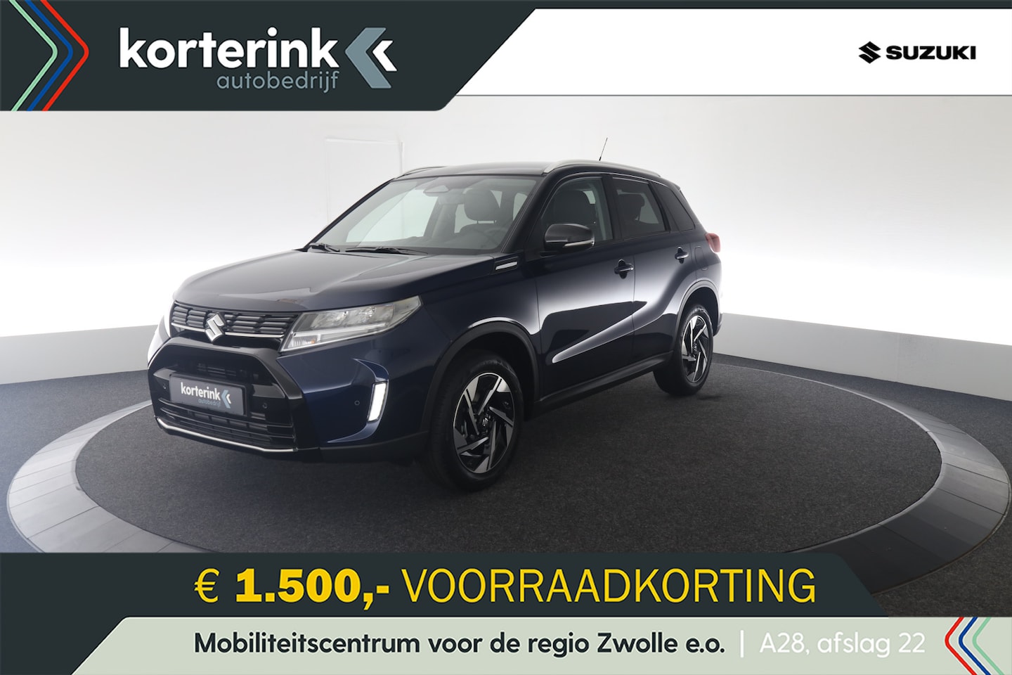 Suzuki Vitara - 1.4 Boosterjet Style Smart Hybrid | 1.500 kg trekgewicht | € 1.500,- korting | Private lea - AutoWereld.nl
