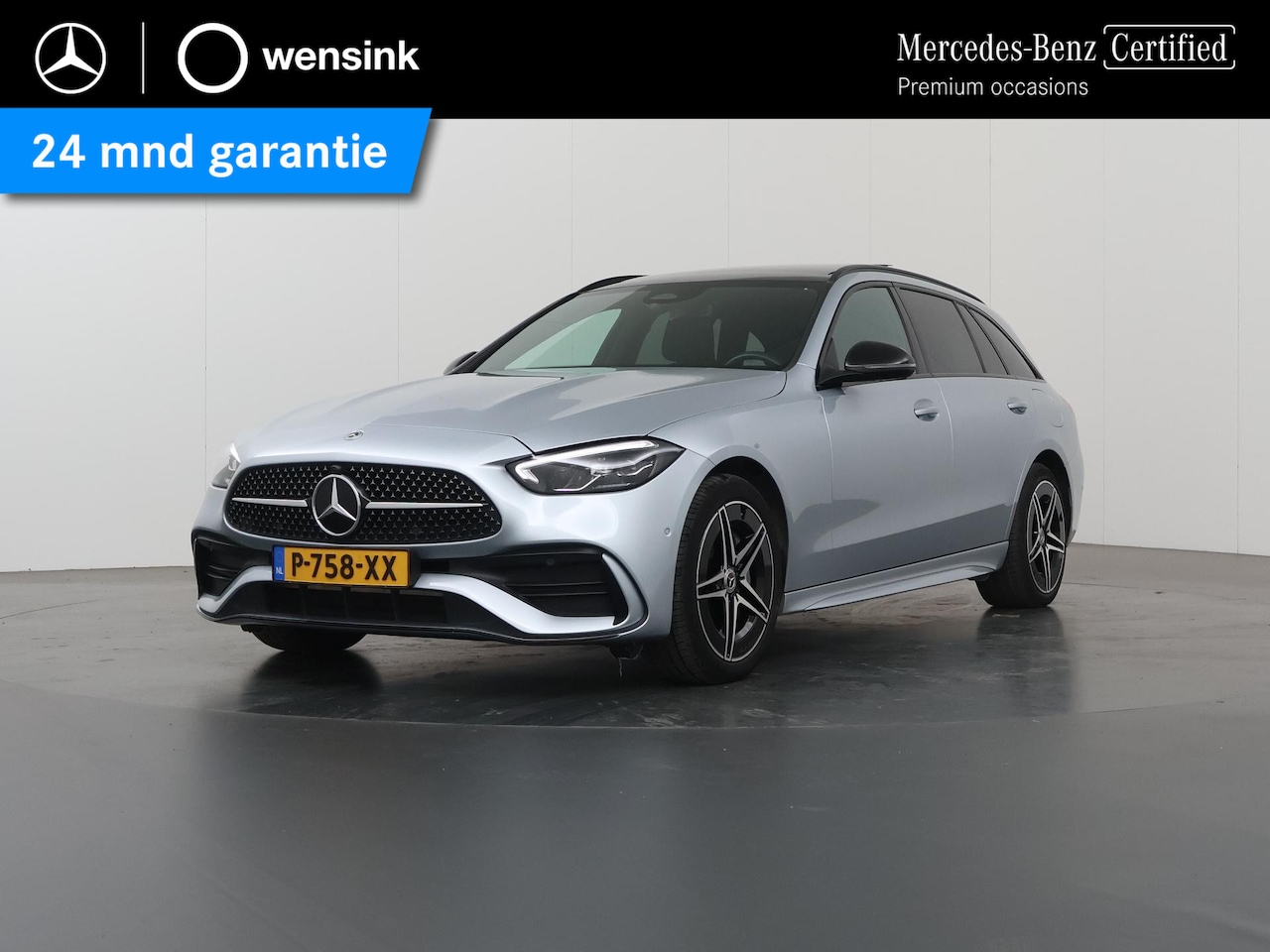 Mercedes-Benz C-klasse Estate - 300 e AMG Line | Night | Panoramadak | Stoelverwarming | Achteruitrijcamera | - AutoWereld.nl