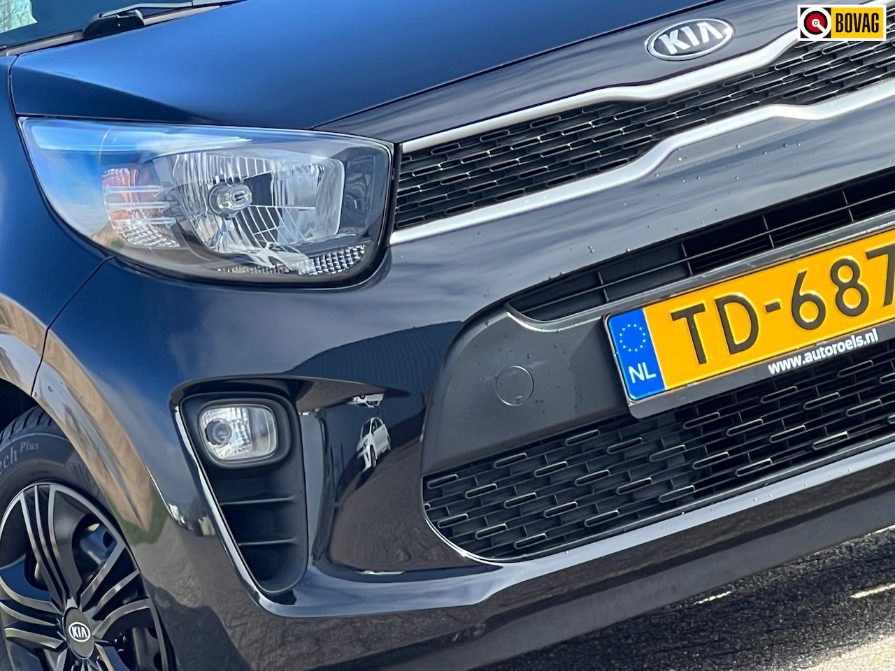 Kia Picanto - 1.0 CVVT EconomyPlusLine - Black Pearl - Bluetooth/AC/Cruise - AutoWereld.nl
