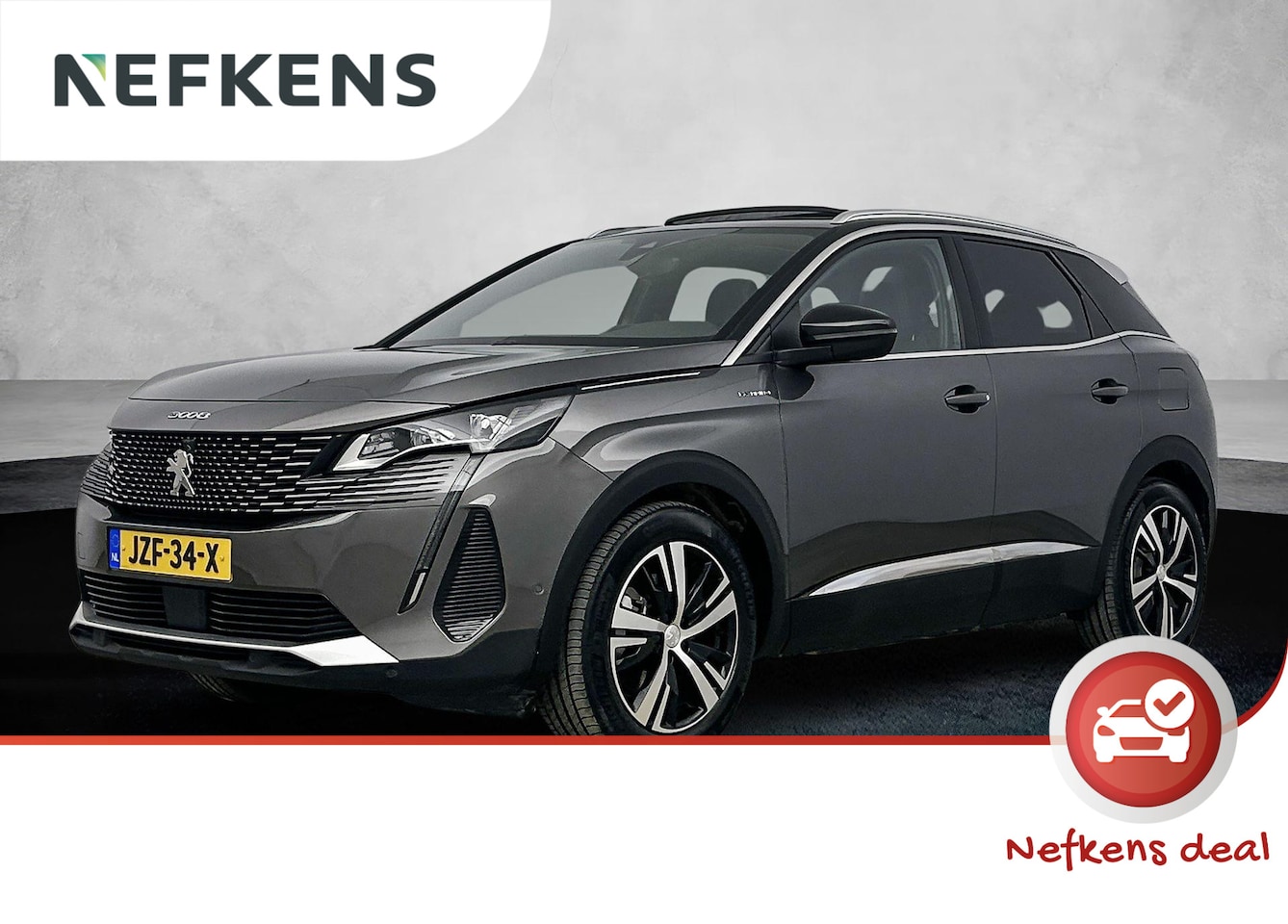Peugeot 3008 - SUV 1.6 HYbrid4 300 pk GT | Adaptieve Cruise Control | Panorama/Schuifdak | 360 Camera | C - AutoWereld.nl