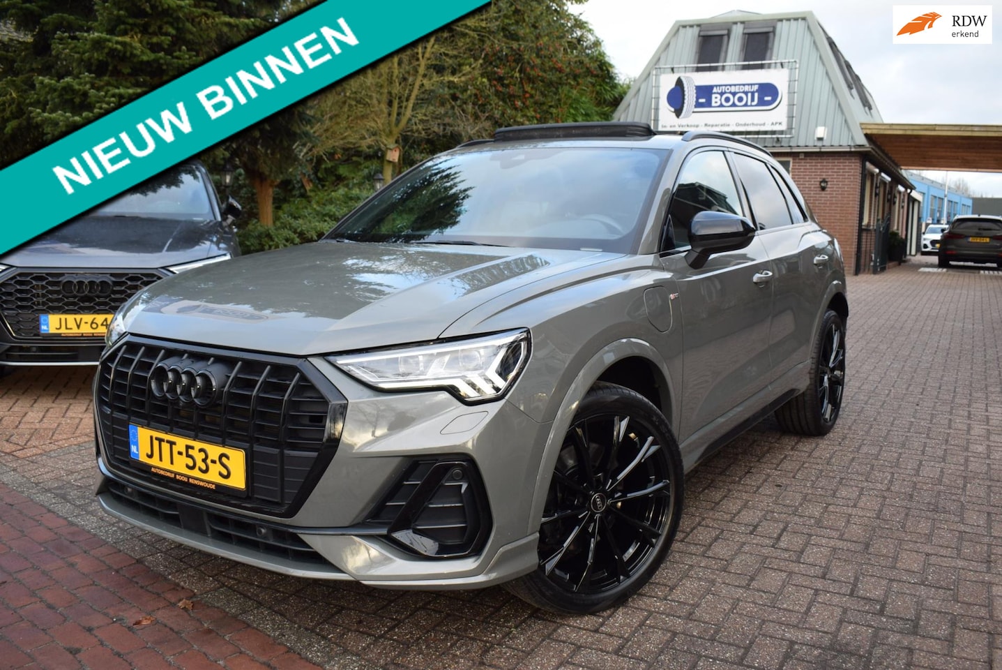 Audi Q3 - 45 TFSI e S-LINE/AUTOMAAT/PANODAK/360 CAMERA/ADAP-CRUISE/SONOS/MATRIX/CARPLAY/SFEERVERL/LE - AutoWereld.nl