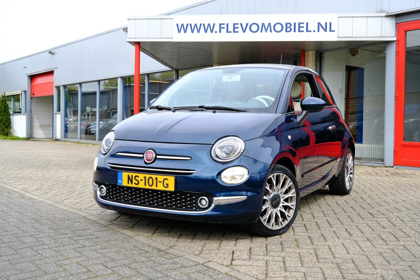 Fiat 500 - 0.9 TwinAir Turbo Lounge Pano|Navi|Half Leder|LMV|Clima - AutoWereld.nl