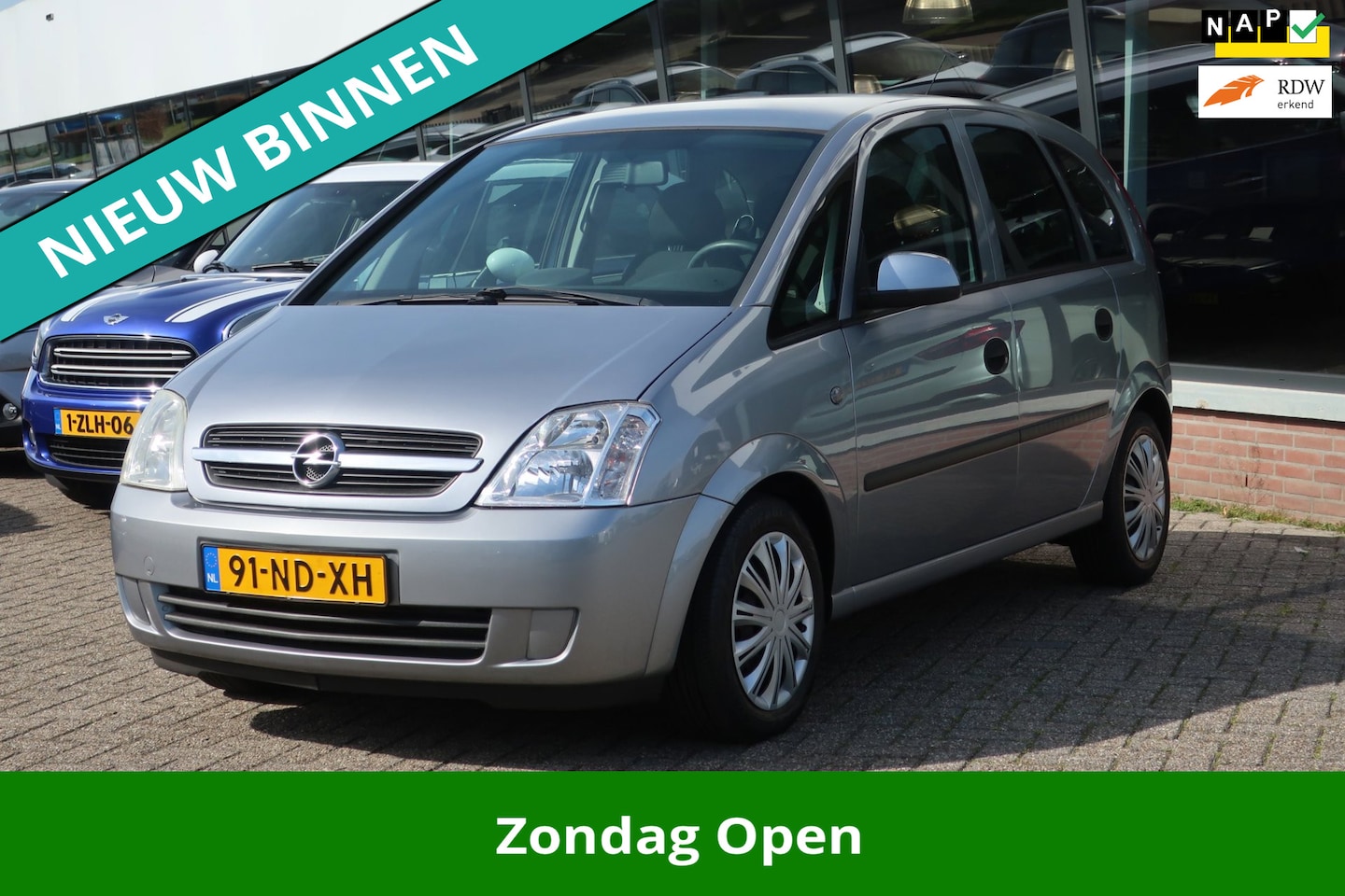 Opel Meriva - 1.6-16V Enjoy 2e EIG_AIRCO_CRUIS_NAP. - AutoWereld.nl