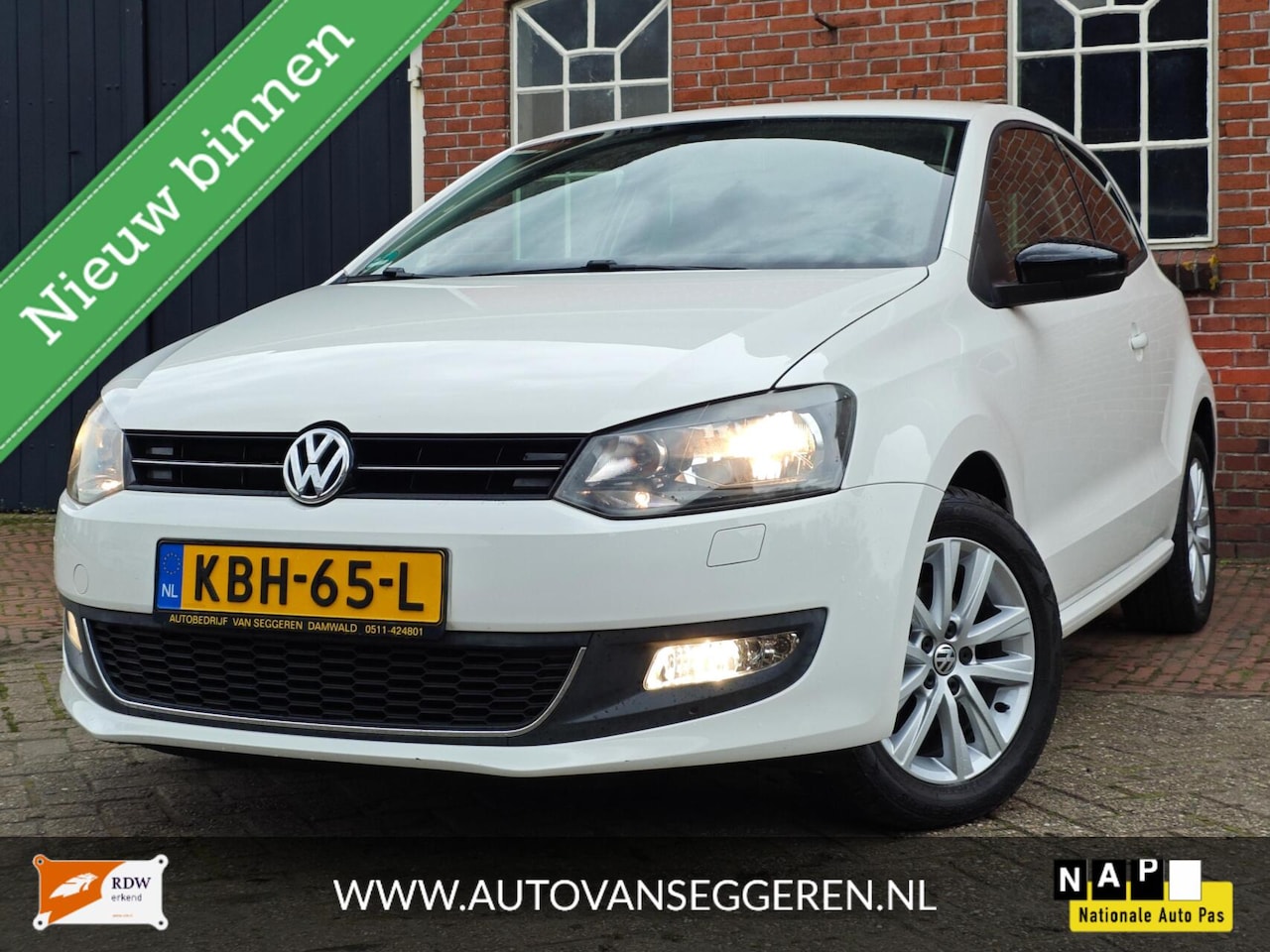 Volkswagen Polo - 1.2 - APK / Gar. / Cruise / Clima / Stoelv. - AutoWereld.nl