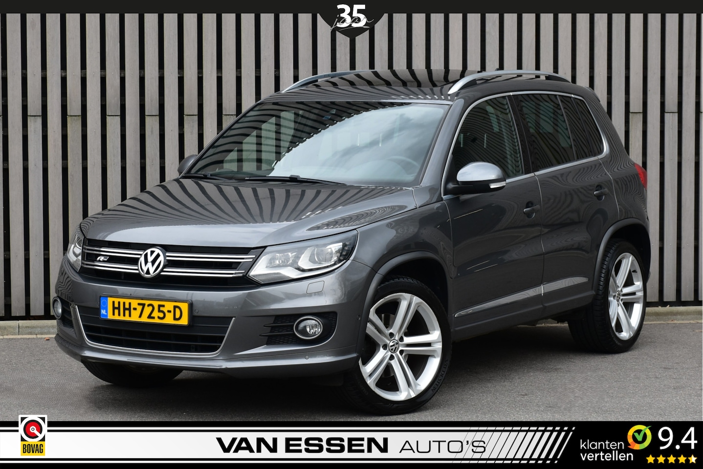 Volkswagen Tiguan - 1.4 TSI R-Line Edition DSG Navigatie Pano Trekhaak Cruise Control Xenon NL-AUTO!! - AutoWereld.nl