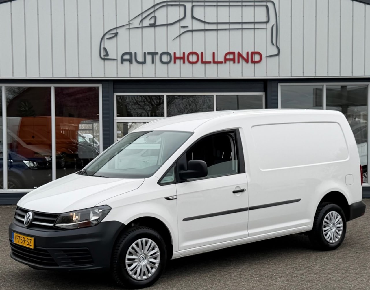 Volkswagen Caddy Maxi - 2.0 TDI 75KW 102PK MAXI L2H1 EURO 6 AIRCO/ NAVIGATIE/ TREKHAAK/ 100% DEALERONDERHOUDEN - AutoWereld.nl