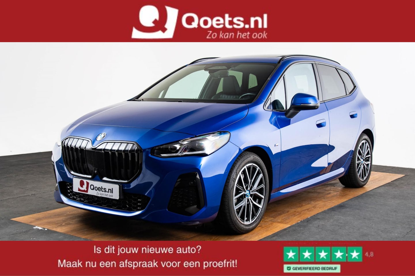 BMW 2-serie Active Tourer - 220i M Sport - Trekhaak - Panoramadak - Driving Assistant Professional - Head up - Harman - AutoWereld.nl