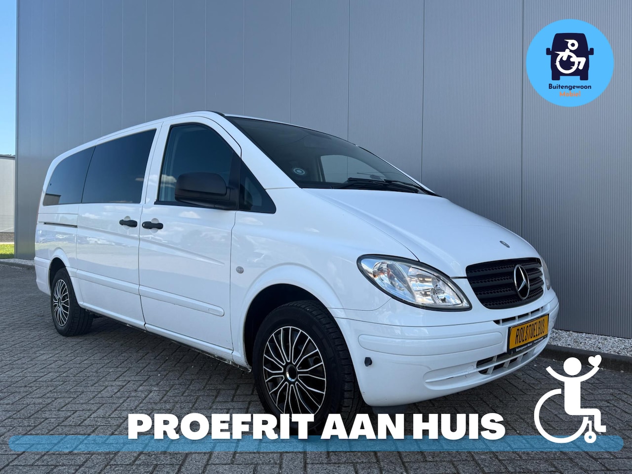 Mercedes-Benz Vito - Rolstoelbus 2012 (rolstoel voorin) Rolstoellift - AutoWereld.nl