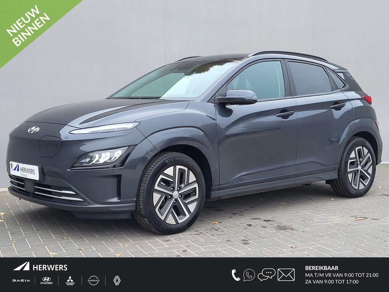 Hyundai Kona Electric - EV Comfort 39kWh /SOH 100%/ 3 Fasen Laden /CCS Snelladen / Dealer onderhouden / Apple Carp - AutoWereld.nl