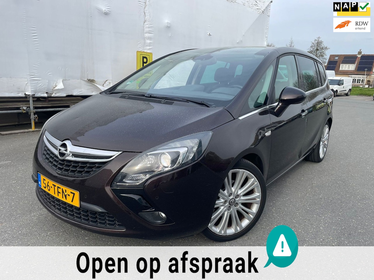 Opel Zafira Tourer - 1.4 Cosmo 7p. PANORAMA TREKHAAK LEER NAP - AutoWereld.nl