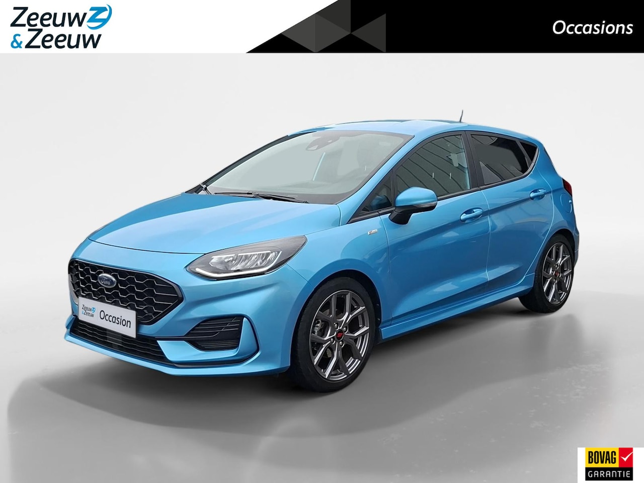 Ford Fiesta - 1.0 EcoBoost Hybrid ST-Line | Navigatie via Apple Carplay & Android auto | Parkeer sensore - AutoWereld.nl